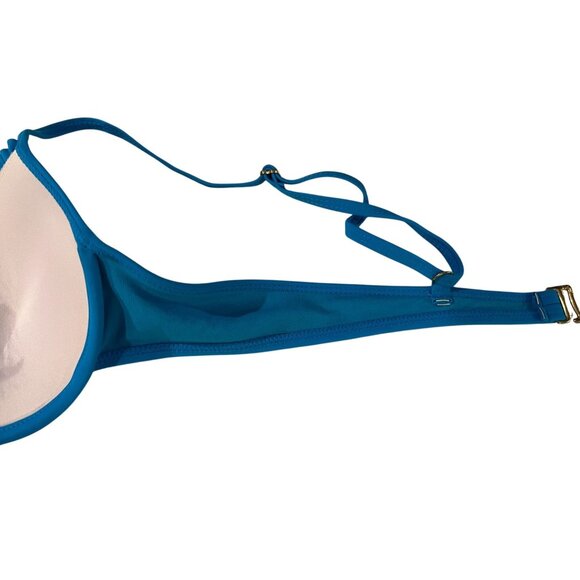 XOXO Blue Ruffled Bikini Set Size L - Picture 13 of 16